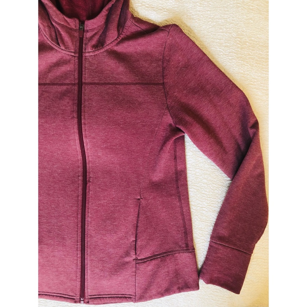 Y2K Zip Up Fleece Hoodie with Thumb Holes. - Picture 8 of 9